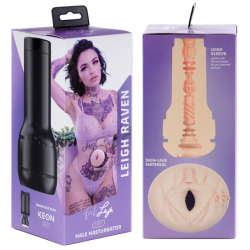 KIIROO - PACK KEON + FEEL LEIGH RAVEN + LUBRICANTE AQUA QUALITY 50 ML