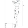 PASSION - WOMAN BS031 BODYSTOCKING NEGRO TALLA UNICA