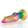 EPIC - IRIS DILDO CON TESTÃCULOS ARCOÃRIS DE PLACER