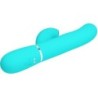 PRETTY LOVE - PERLITA VIBRADOR PUNTO G 3 EN 1 MULTIFUNCIÃ“N VERDE AGUA