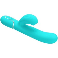 PRETTY LOVE - PERLITA VIBRADOR PUNTO G 3 EN 1 MULTIFUNCIÃ“N VERDE AGUA