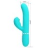 PRETTY LOVE - PERLITA VIBRADOR PUNTO G 3 EN 1 MULTIFUNCIÃ“N VERDE AGUA