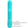 PRETTY LOVE - PERLITA VIBRADOR PUNTO G 3 EN 1 MULTIFUNCIÃ“N VERDE AGUA