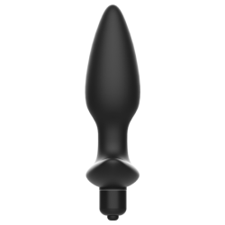 ADDICTED TOYS - MASAJEADOR PLUG ANAL CON VIBRACIÃ“N NEGRO