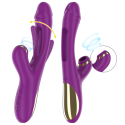 INTENSE - ATENEO VIBRADOR MULTIFUNCIÃ?N RECARGABLE 7 VIBRACIONES CON LENGUA OSCILANTE Y SUCCIONADOR 