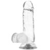 X RAY - ARNÃ‰S + DILDO REALISTA TRANSPARENTE 15.5 CM -O- 3.5 CM