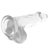 X RAY - ARNÃ‰S + DILDO REALISTA TRANSPARENTE 15.5 CM -O- 3.5 CM