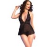 CHILIROSE - CR 4720 BABYDOLL & TANGA NEGRO S