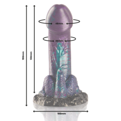 EPIC - BASILISK DILDO DOBLE PLACER ESCAMOSO TAMAÃ‘O PEQUEÃ‘O