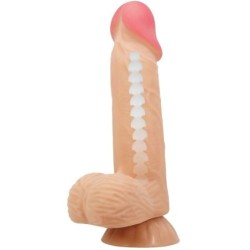 PRETTY LOVE - SLIDING SKIN SERIES DILDO REALÃSTICO CON VENTOSA PIEL DESLIZANTE 20.6 CM