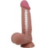 PRETTY LOVE - SLIDING SKIN SERIES DILDO REALÃSTICO CON VENTOSA PIEL DESLIZANTE MORENO 20.6 CM