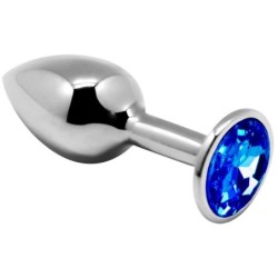 ALIVE - ANAL PLEASURE MINI PLUG METAL AZUL TALLA M