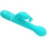 PRETTY LOVE - DEJON VIBRADOR RABBIT 3 EN 1 MULTIFUNCIÃ“N VERDE AGUA