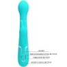 PRETTY LOVE - DEJON VIBRADOR RABBIT 3 EN 1 MULTIFUNCIÃ“N VERDE AGUA