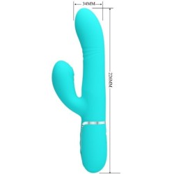 PRETTY LOVE - VIBRADOR PUNTO G MULTIFUNCIÃ“N VERDE AGUA