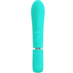 PRETTY LOVE - THOMAS VIBRADOR PUNTO G MULTIFUNCIÃ“N VERDE AGUA