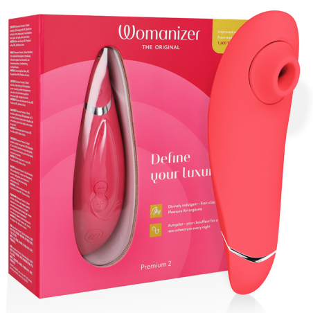 WOMANIZER - PREMIUM 2 ESTIMULADOR DE CLÃTORIS FRAMBUESA