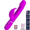 PRETTY LOVE - KAMPAS VIBRADOR RABBIT 3 EN 1 MULTIFUNCIÃ“N CON LENGUA FUCSIA