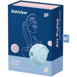 SATISFYER - SUGAR RUSH ESTIMULADOR Y VIBRADOR AZUL