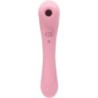 FEMINTIMATE - DAISY MASSAGER SUCCIONADOR Y VIBRADOR ROSA