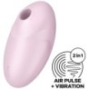 SATISFYER - VULVA LOVER 3 ESTIMULADOR Y VIBRADOR ROSA