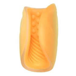 CALEXOTICS - BEADED GRIP MASTURBADOR TEXTURADO NARANJA