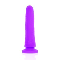 DELTA CLUB - TOYS ARNES + DILDO LILA SILICONA MEDICA 17 CM -O- 3 CM