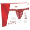 INTT RELEASES - PANTY BRASILEÃ‘O ROJA CON PERLAS Y GEL LUBRICANTE 50 ML