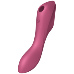 SATISFYER - CURVY TRINITY 3 ESTIMULADOR Y VIBRADOR ROJO