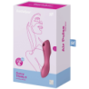 SATISFYER - CURVY TRINITY 3 ESTIMULADOR Y VIBRADOR ROJO