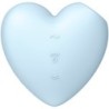 SATISFYER - CUTIE HEART ESTIMULADOR Y VIBRADOR AZUL