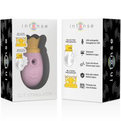 INTENSE - ESTIMULADOR CLITORIS 10 MODOS DE SUCCIÃ“N Y LICKING - ROSA