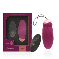 RITHUAL - SITA HUEVO CONTROL REMOTO ROTACIÃ“N DE PERLAS + VIBRACIÃ“N