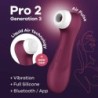 SATISFYER - PRO 2 GENERACIÃ“N 3 GRANATE BLUETOOTH & APP