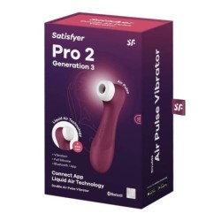 SATISFYER - PRO 2 GENERACIÃ“N 3 GRANATE BLUETOOTH & APP