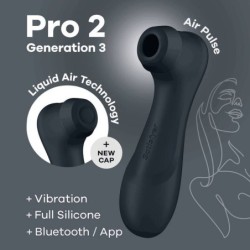 SATISFYER - PRO 2 GENERACIÃ“N 3 NEGRO BLUETOOTH & APP