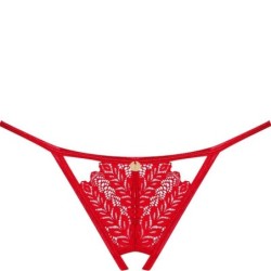 OBSESSIVE - INGRIDIA TANGA CROTCHLESS ROJO XL/XXL