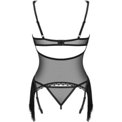 OBSESSIVE - SHERILA CORSET & TANGA XL/XXL