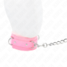 KINK - COLLAR CON CORREA 65 CM CON RESTRICCIONES ROSA AJUSTABLE 36-42 CM X 5.5 CM