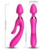 ARMONY - MASAJEADOR & VIBRADOR RABBIT FUCSIA