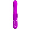 PRETTY LOVE - VIBRADOR RABBIT MULTIFUNCIÃ“N 4 EN 1 MARIPOSA FUCSIA