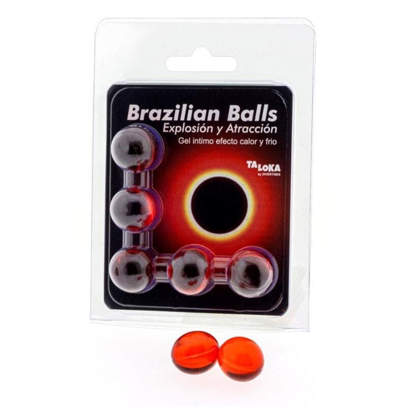 TALOKA - BRAZILIAN BALLS GEL EXCITANTE EFECTO CALOR Y FRÃO 5 BOLAS