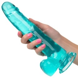 CALEXOTICS - SIZE QUEEN DILDO AZUL 20.3 CM