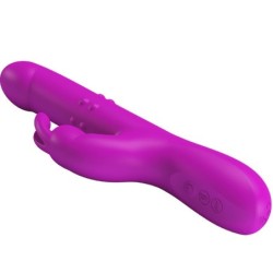 PRETTY LOVE - REESE VIBRADOR CON ROTACIÃ“N MORADO