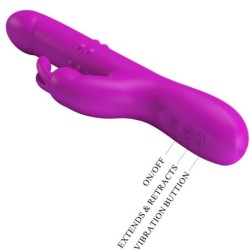 PRETTY LOVE - REESE VIBRADOR CON ROTACIÃ“N MORADO