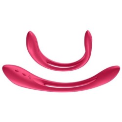 SATISFYER - ELASTIC JOY MULTI VIBRADOR ROJO