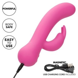 CALEXOTICS - FIRST TIME VIBRADOR RABBIT RECARGABLE ROSA