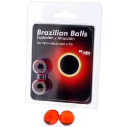 TALOKA - BRAZILIAN BALLS GEL EXCITANTE EFECTO CALOR Y FRÃO 2 BOLAS