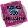 SKINS - PRESERVATIVOS PUNTOS & ESTRÃAS BOLSA 500 UDS