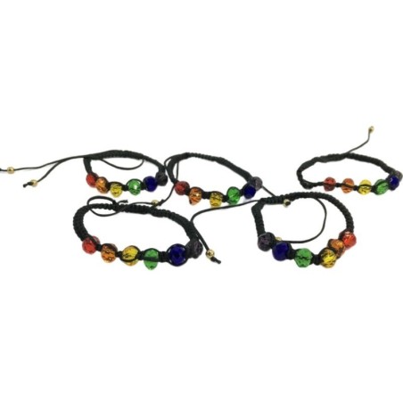 PRIDE - PULSERA BOLITAS BANDERA LGBT